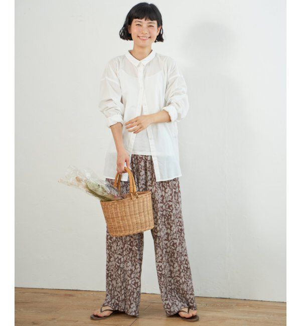 Lbc with Life「ふんわり70コットン2WAYシャツ」|シャツ・ブラウス|