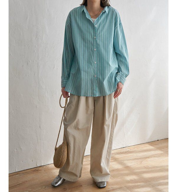 Lbc with Life「ふんわり70コットン2WAYシャツ」|シャツ・ブラウス|