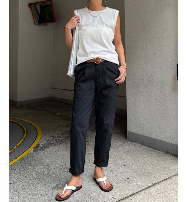 Lbc with Life「さらひやプラスジップレスパンツ」|その他|ブラック