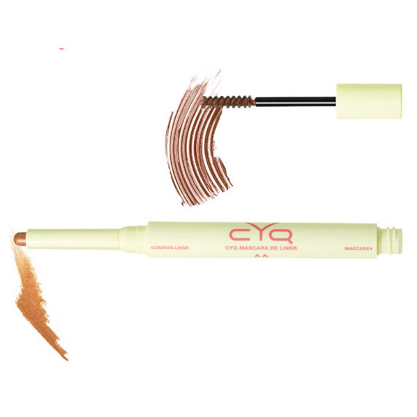  「CYQ MASCARA DE LINER 01 Orange Amber (2.32g(マスカラ：1.8g＋クレヨンライナー：0.52g))」|マスカラ・まつげ|