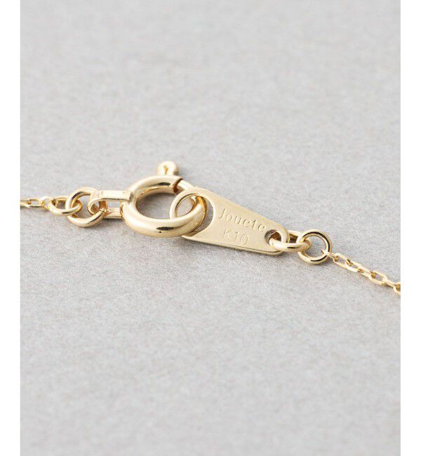 Jouete「K10YG ダイヤモンド&times;オパール ネックレス」|ネックレス|