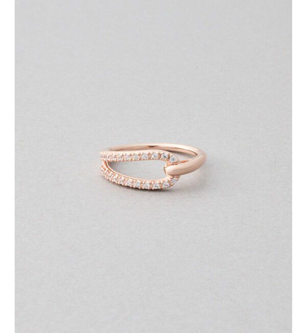 Jouete「[ジェンダレス] リング  ジルコニア」|リング|ピンクゴールド