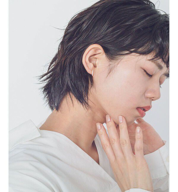 Jouete「ジルコニア バー イヤリング」|イヤリング|