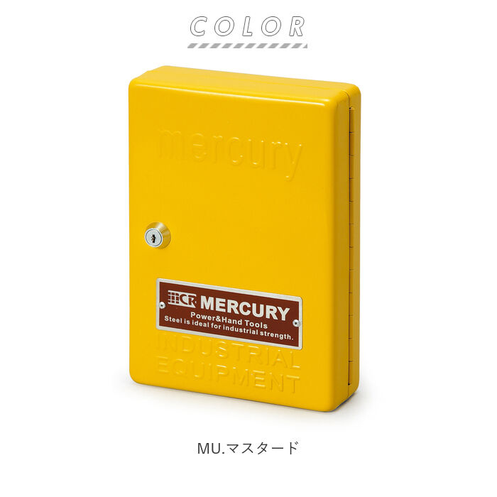 MERCURY「キーボックス 壁掛け おしゃれ 通販 マーキュリー 雑貨 キーキャビネット 鍵付き キーフック」|その他|