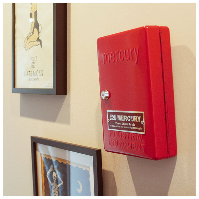 MERCURY「キーボックス 壁掛け おしゃれ 通販 マーキュリー 雑貨 キーキャビネット 鍵付き キーフック」|その他|