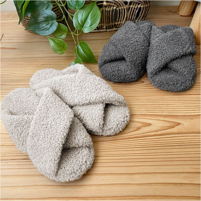 BACKYARD FAMILY「スリッパ 前開き 通販 ルームシューズ 前あきスリッパ ルームスリッパ 室内履き レディース」|ルームシューズ|