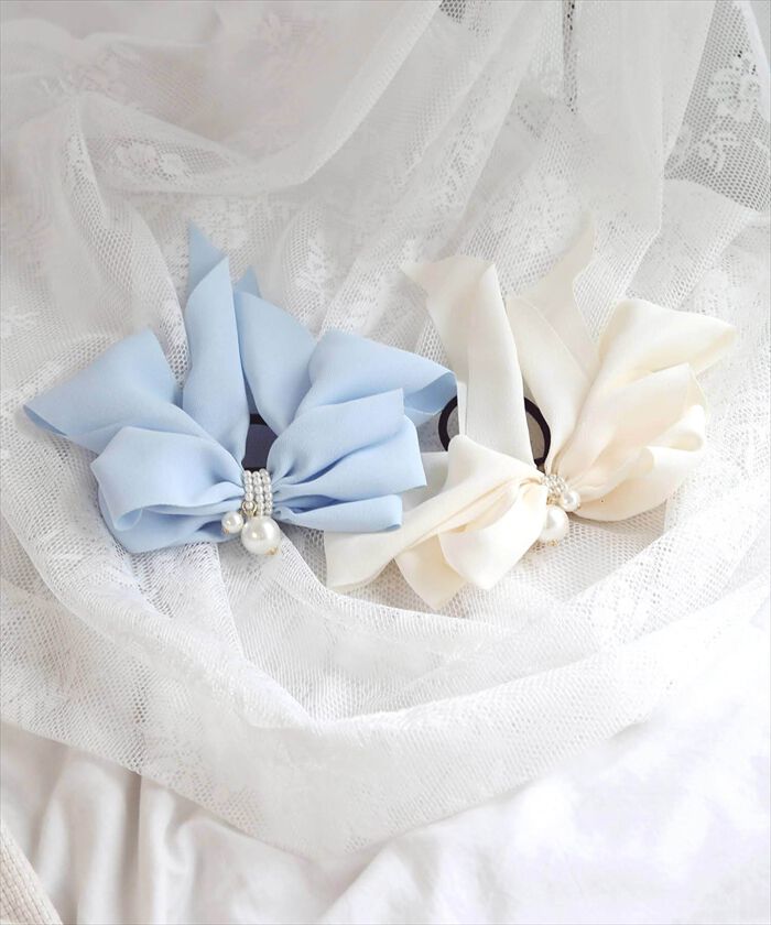 BACKYARD FAMILY「リボン 大きめ ヘアゴム キッズ 通販 ヘア ゴム 髪飾り 子供 子ども 子供用 女の子 卒園式」|ヘアゴム・シュシュ|