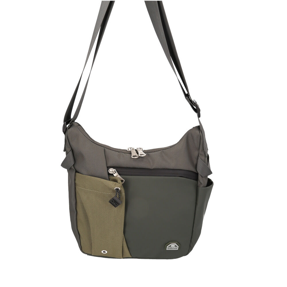 BACKYARD FAMILY「MADDEN EQUIPMENT ショルダーバッグ EQPK-03 通販 ショルダーバック」|ショルダー・メッセンジャー|グリーン1