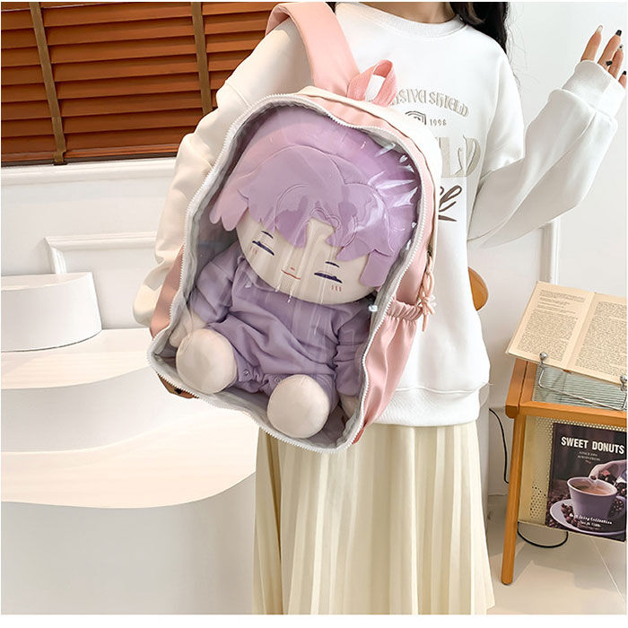 BACKYARD FAMILY「痛リュック 痛バッグ 推し活 仕切り 通販 痛バ 推し活バッグ 推し活バック クリアバッグ」|リュック|