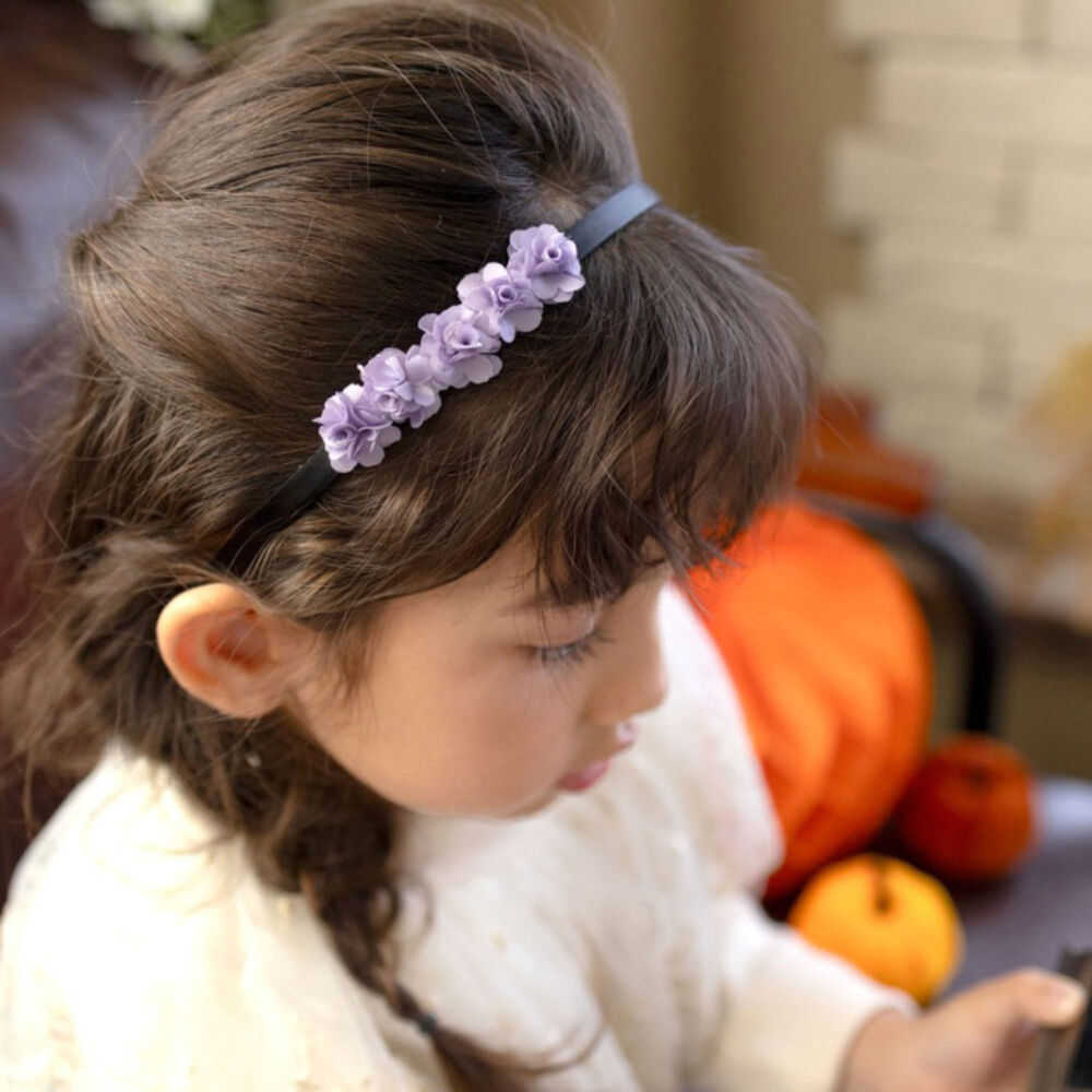 BACKYARD FAMILY「Rora カチューシャ キッズ 通販 エミリア 髪飾り 髪留め 髪どめ ヘアアクセサリー」|その他|パープル1