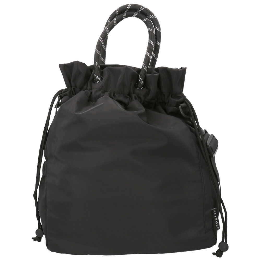 BACKYARD FAMILY「altrose アルトローズ ショルダー リュック 巾着 通販 ショルダーバッグ 巾着ショルダー」|ショルダー・メッセンジャー|ブラック1