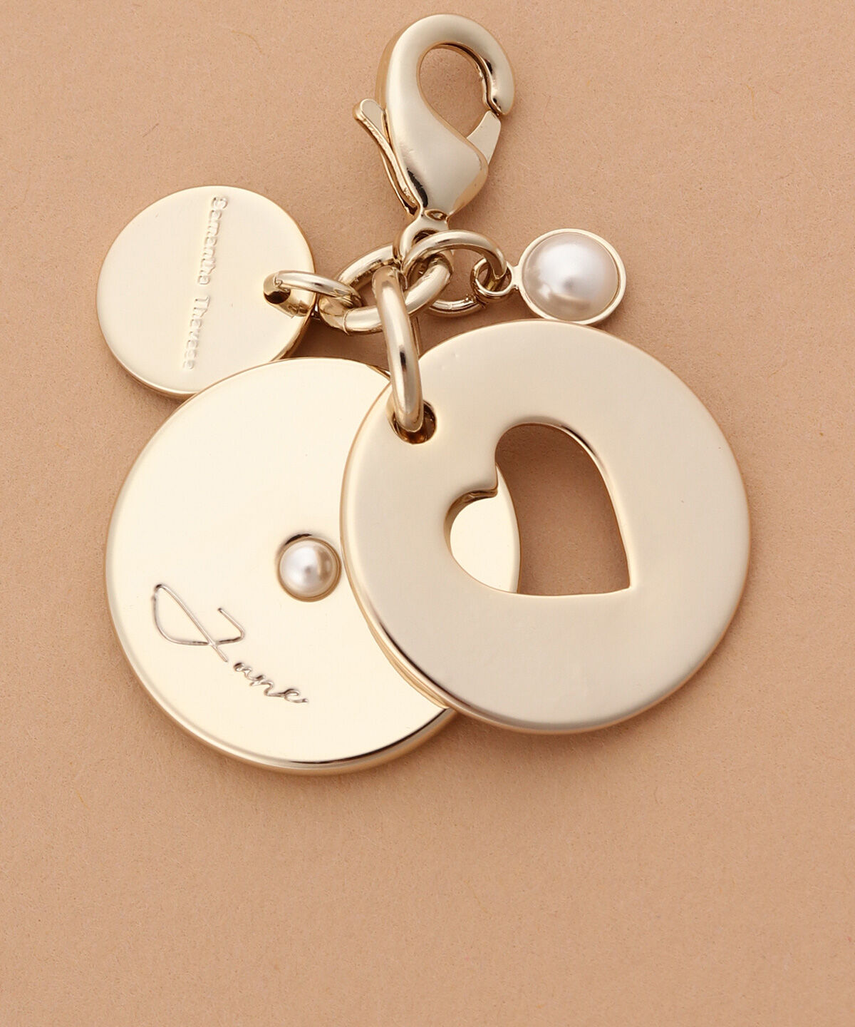 Samantha Thavasa「バースデーストーンカラービジューファスナーチャーム（6月）」|チャーム・キーホルダー|