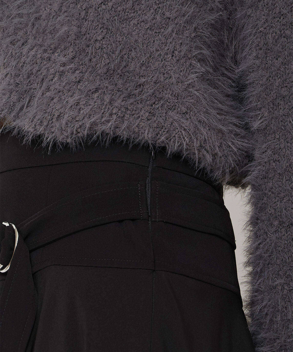 REDYAZEL「コンビネーションアシメプリーツスカート」|フレア|