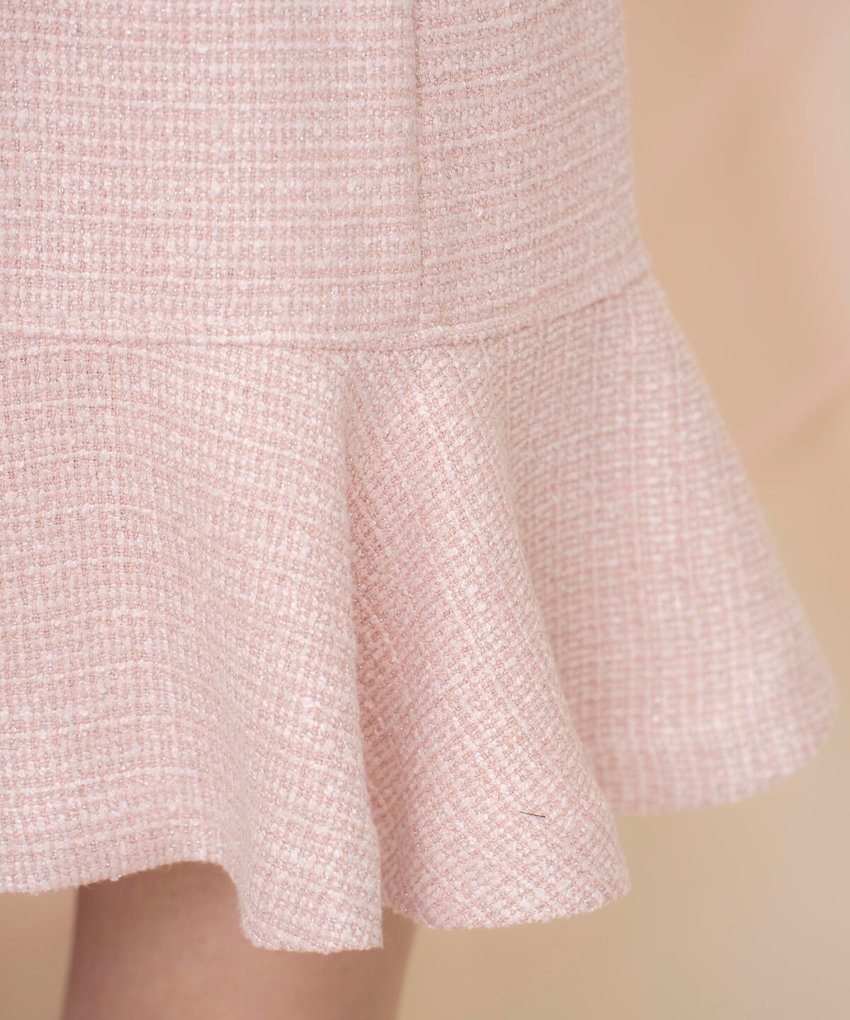 WILLSELECTION「ラメツイードフレアミニスカート」|フレア|