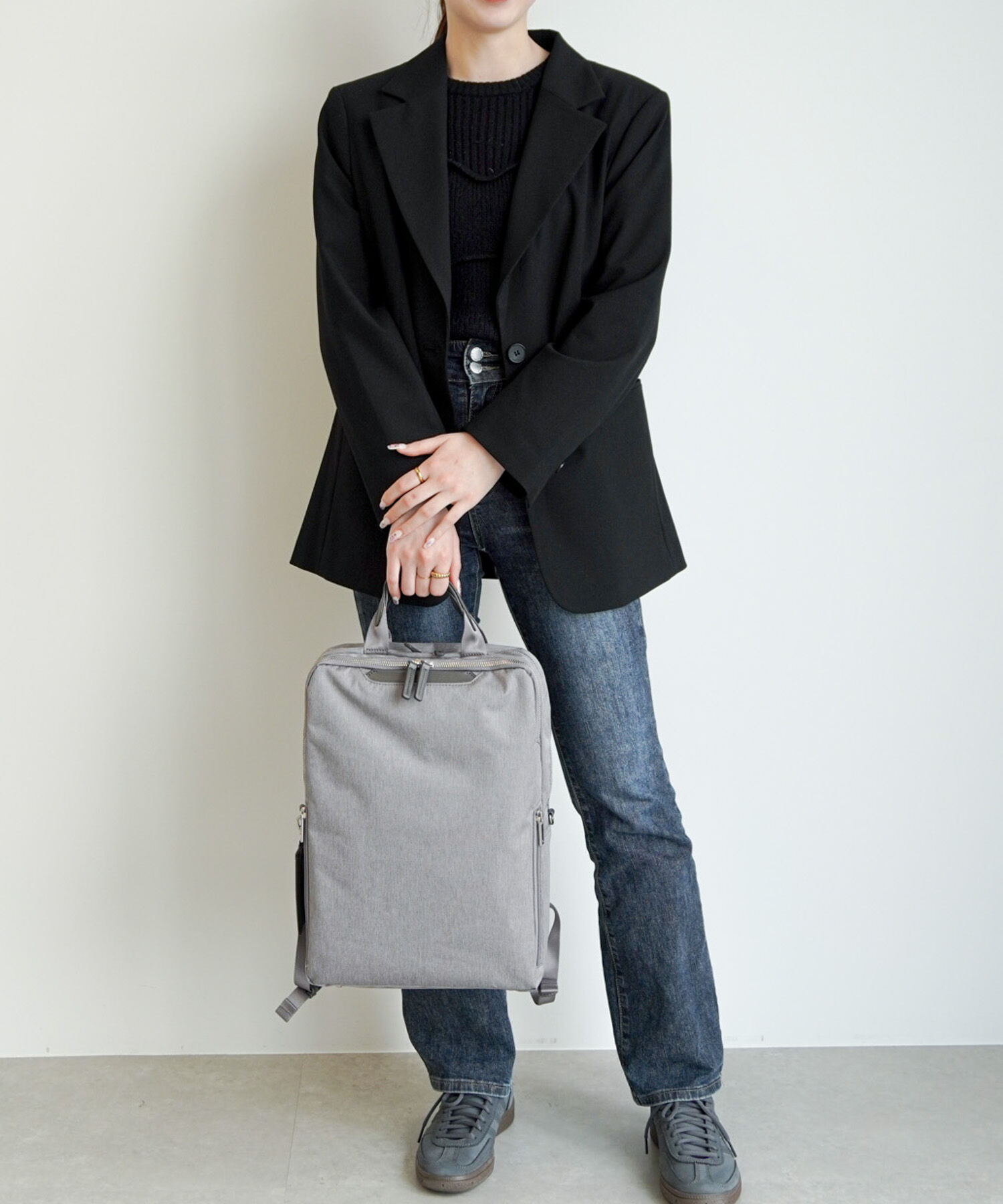 ace.「ace./エース フィッテムヘザー ビジネスリュック  A4 14インチPC収納 15L スクエア型  20112」|リュック|