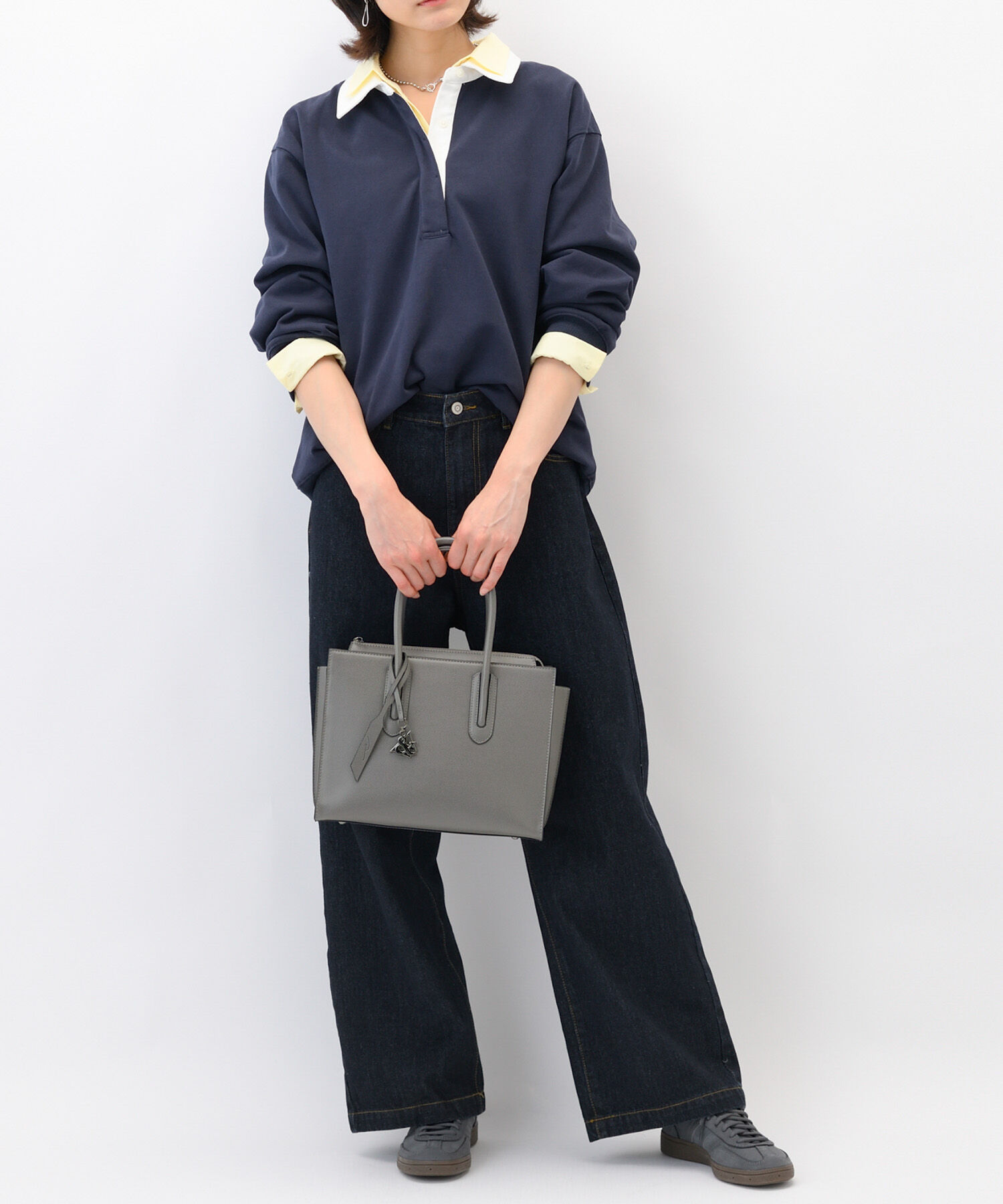 W&.Day/Night「W&.Day/Night スムーク トートバッグ B5サイズ 19191」|トートバッグ|