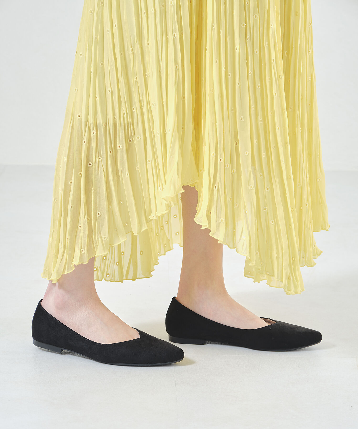 ORiental TRaffic「【跳べるパンプス/シリーズ累計150万足突破】ポインテッドトゥフラット/R-3205」|パンプス|