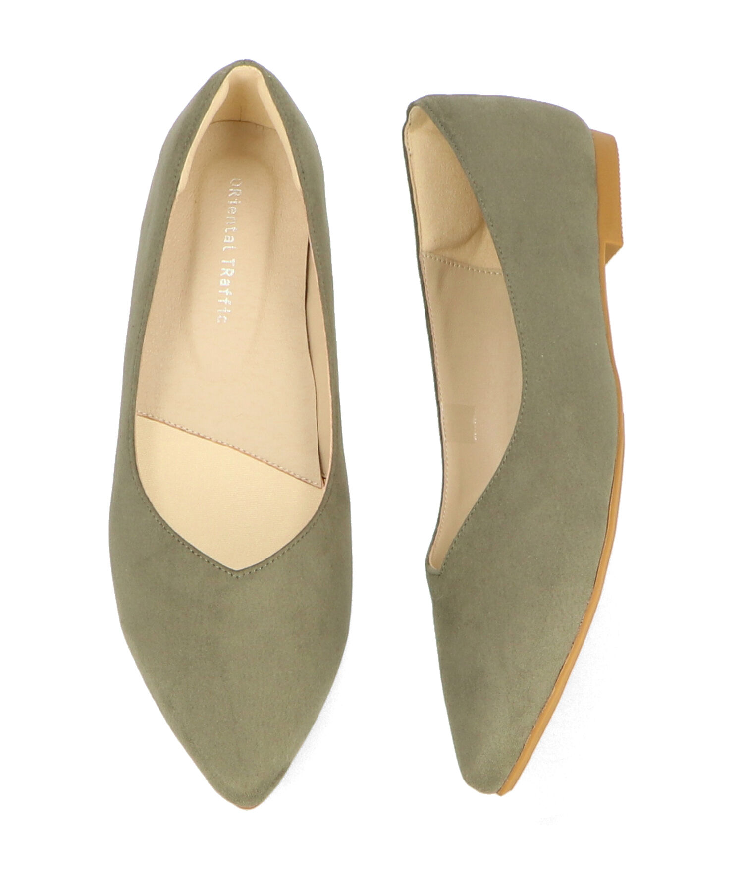 ORiental TRaffic「【跳べるパンプス/シリーズ累計150万足突破】ポインテッドトゥフラット/R-3205」|パンプス|