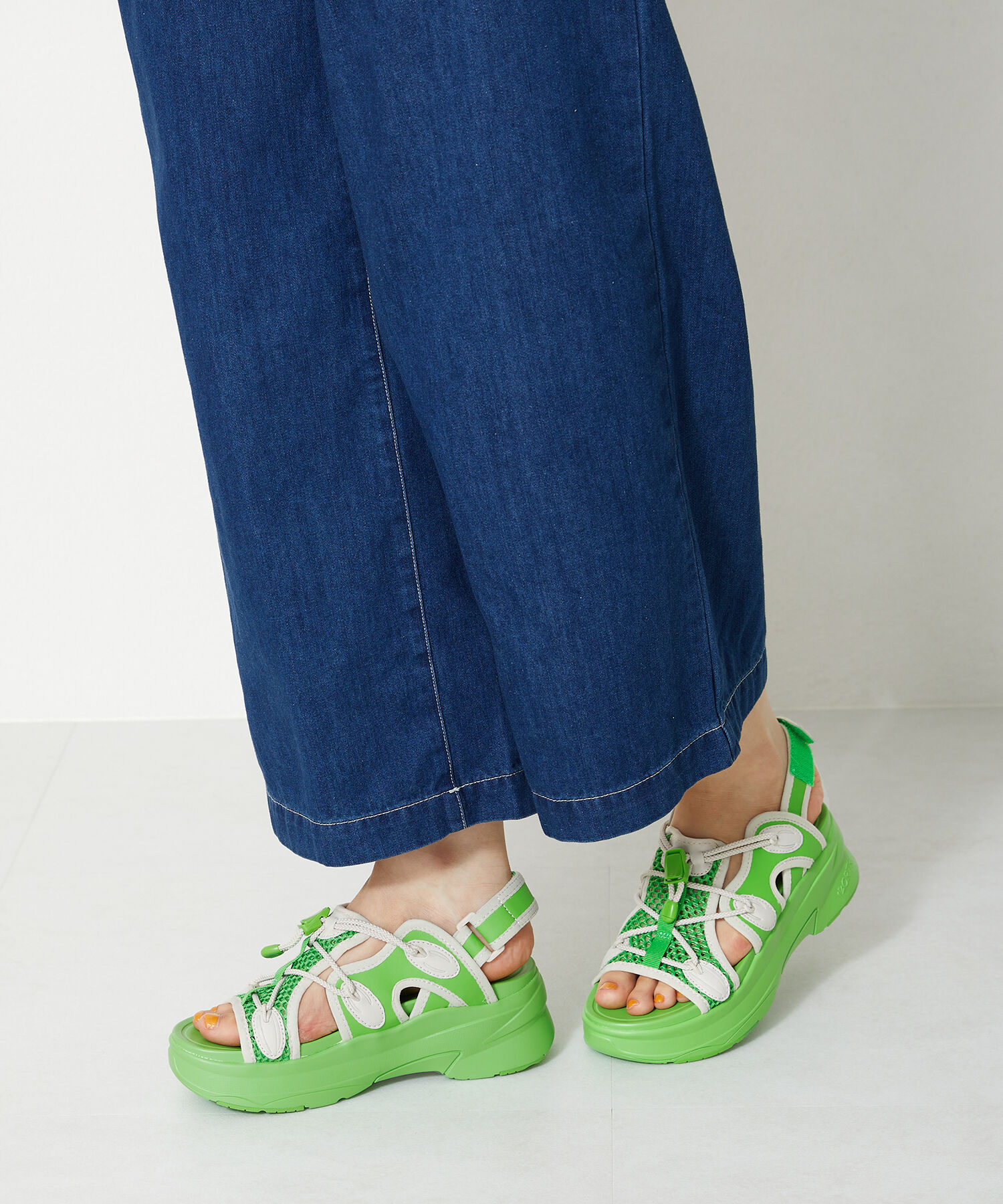 ORiental TRaffic「【アウトレット価格】メッシュバックストラップスポーツサンダル/OT3213」|サンダル|