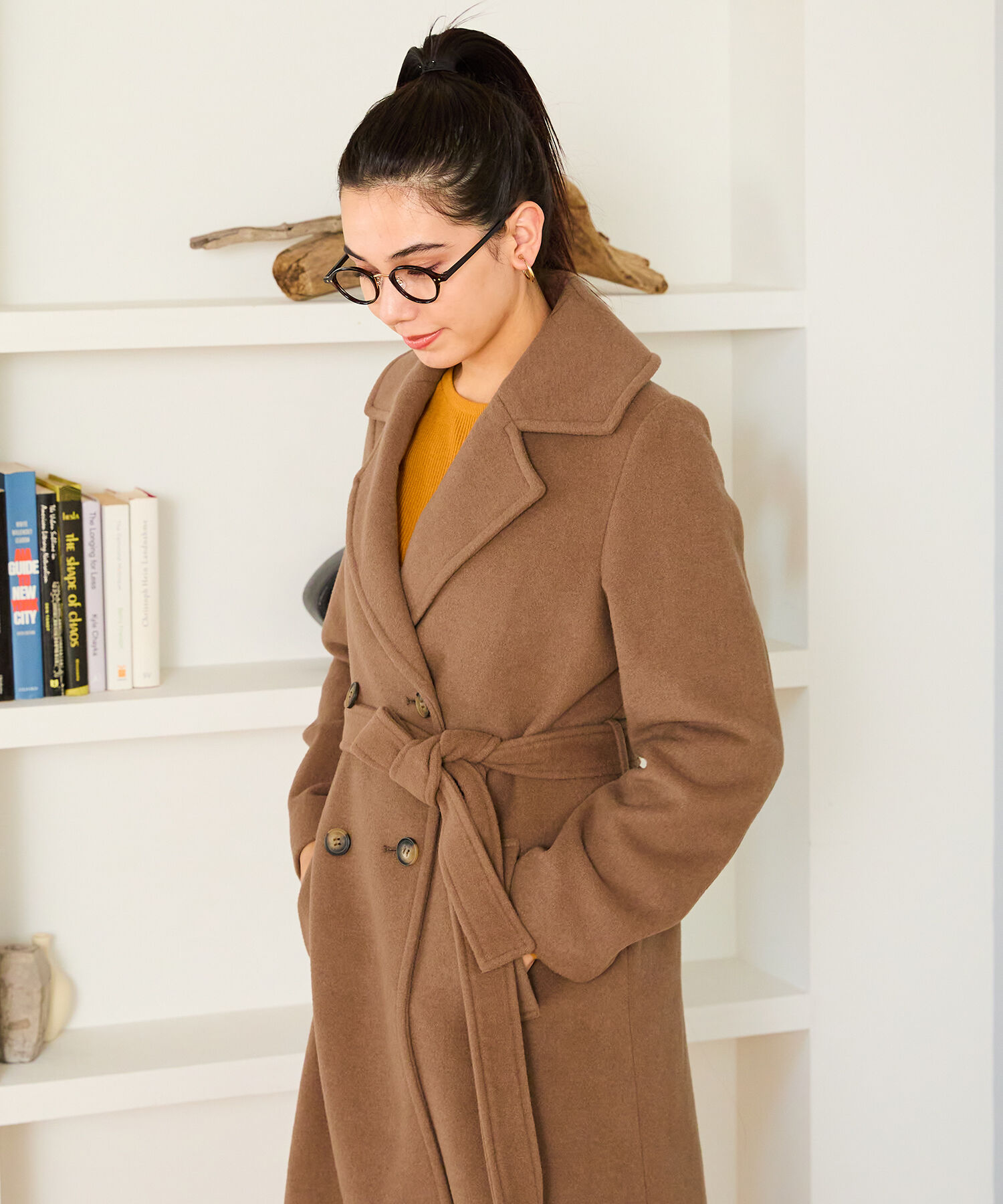 ORiental TRaffic「ダブルボタンコート/MO33C03-2」|ピーコート|