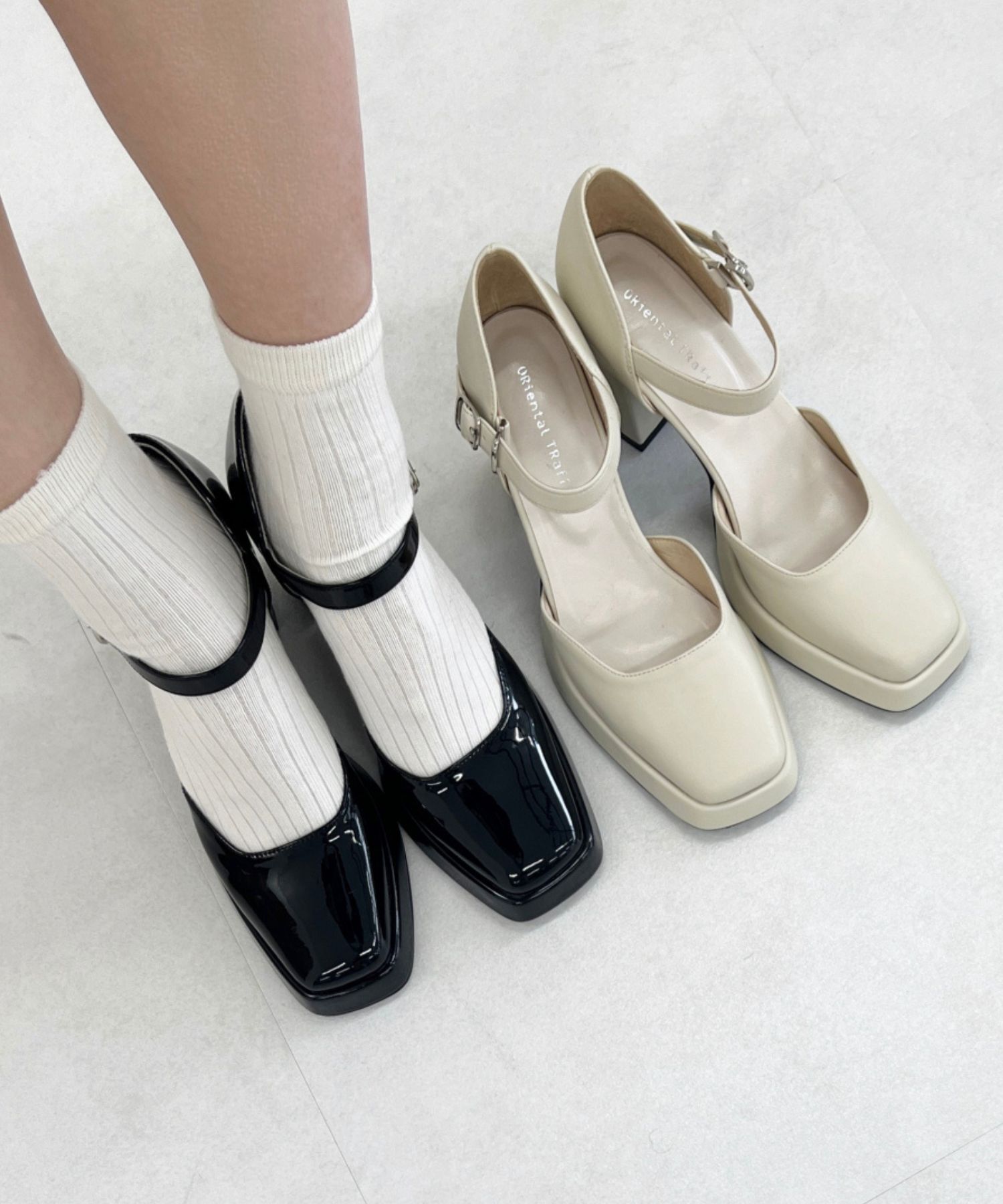 ORiental TRaffic「フレア ソール セパレート パンプス /41111」|パンプス|