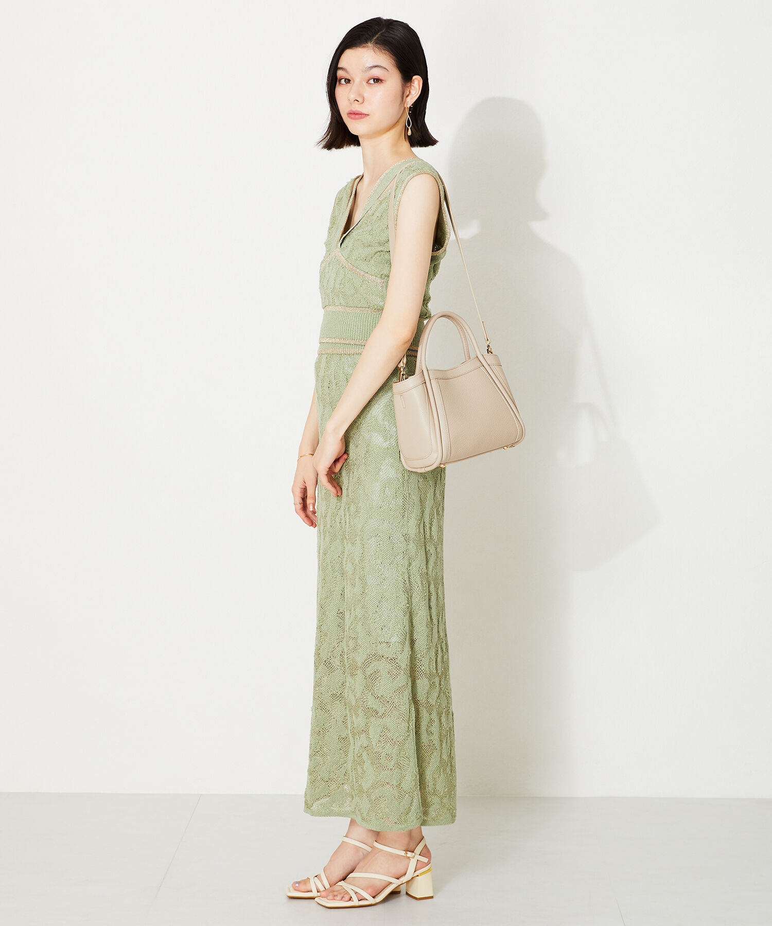 ORiental TRaffic「ナローストラップメタリックラインサンダル/41208」|サンダル|