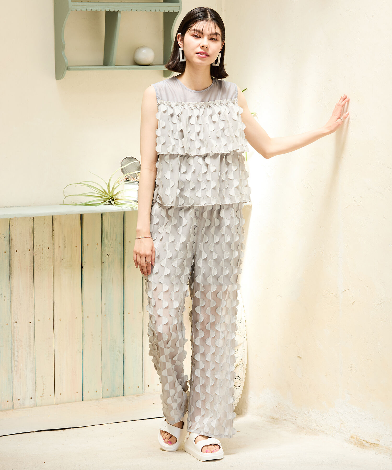 ORiental TRaffic「【リカバリーサンダル】ダブルベルト厚底サンダル/OT3220 軽量 フィット 人気 トレンド 厚底 サンダル」|サンダル|