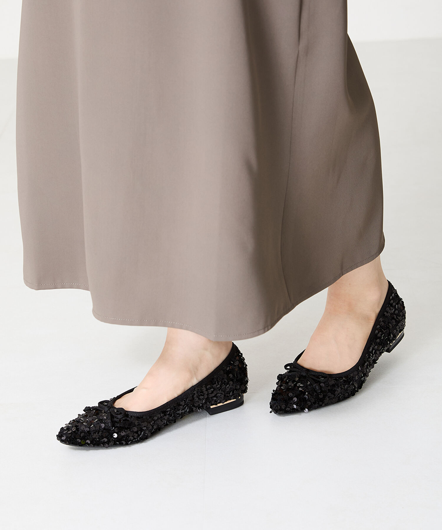 ORiental TRaffic「スパンコールバレエシューズ/41315」|パンプス|