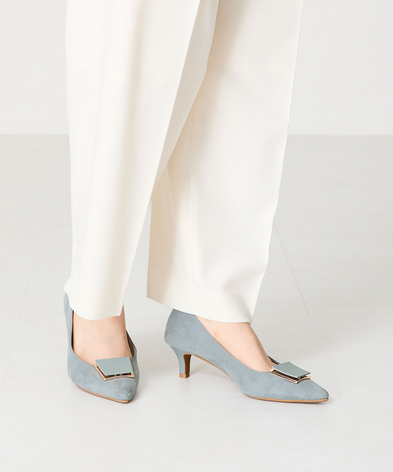 WA Oriental TRaffic「2wayスクエアモチーフヒールパンプス/42305」|パンプス|BLUE