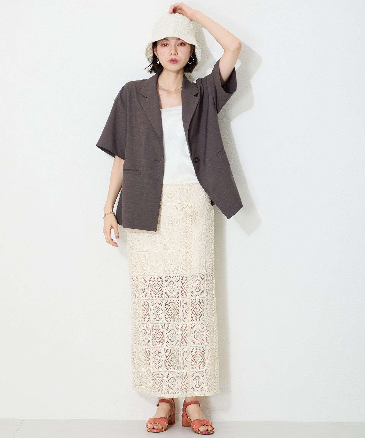 ORiental TRaffic「【WEB限定】クロスストラップメタリックラインサンダル/55201 サンダル トレンド 人気」|サンダル|