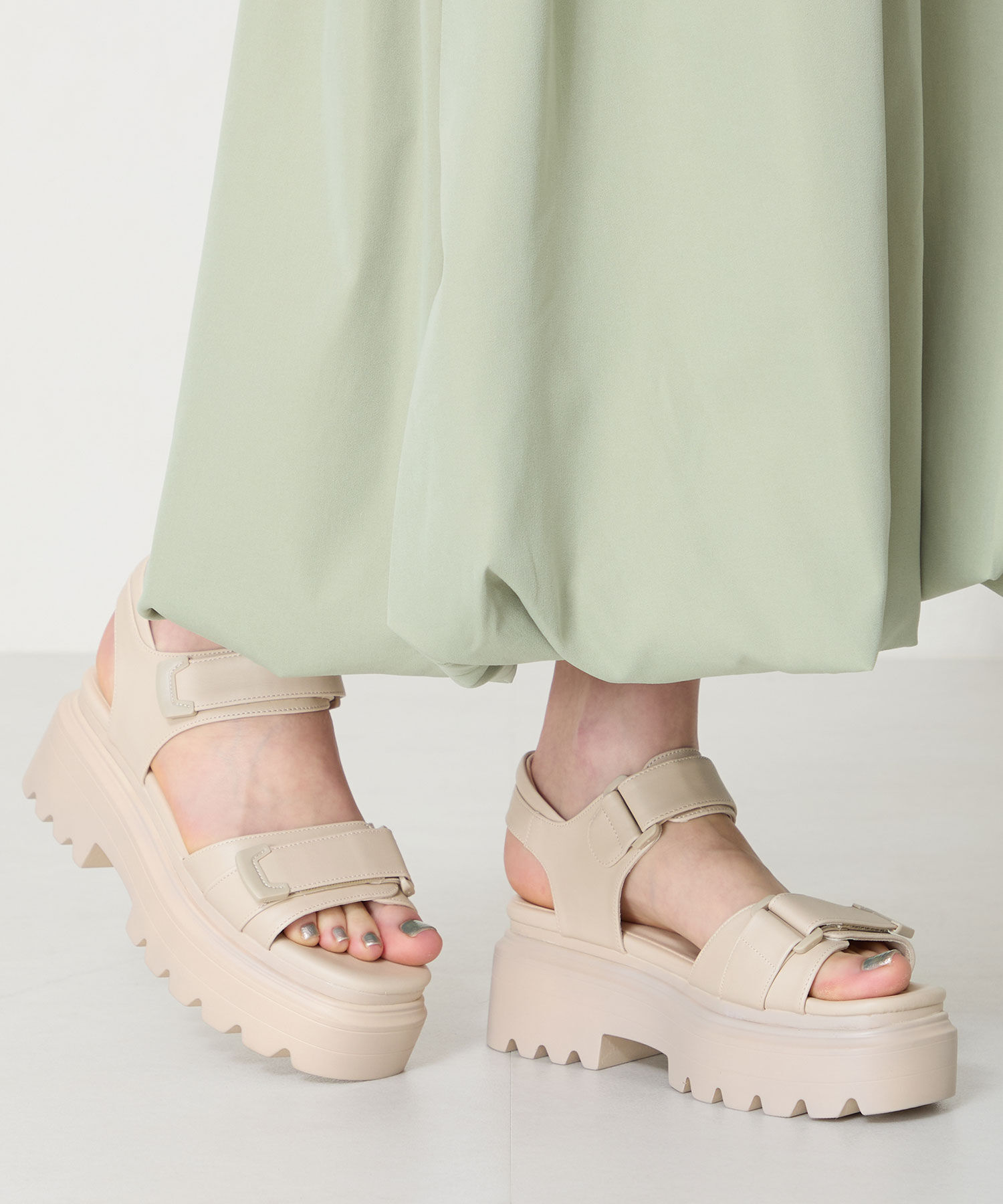 ORiental TRaffic「タンク ソール ベルト サンダル /41295 サンダル 厚底」|サンダル|