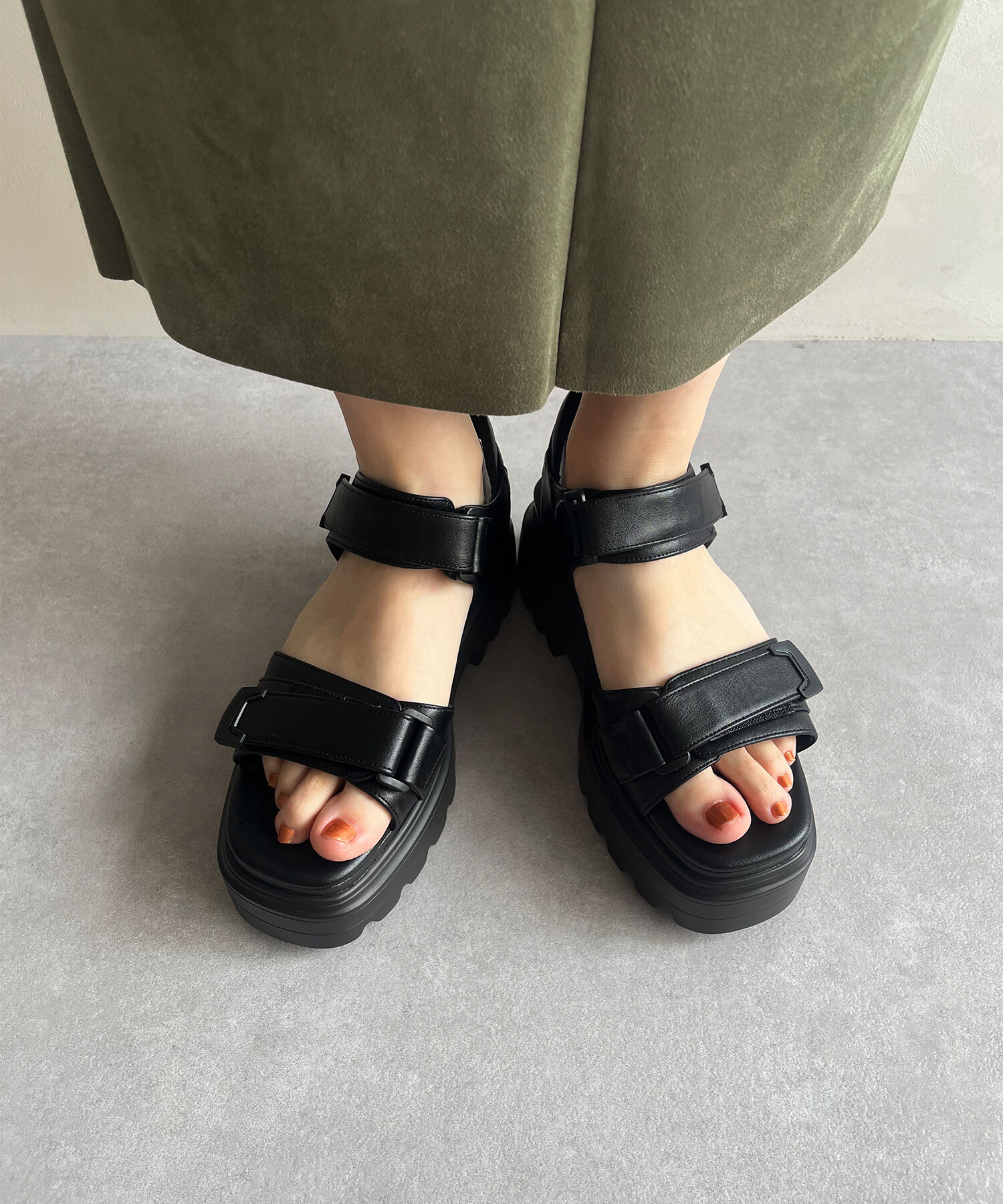 ORiental TRaffic「タンク ソール ベルト サンダル /41295 サンダル 厚底」|サンダル|