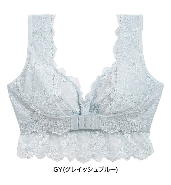 intesucre「アンテシュクレ intesucre お部屋ブラ ノンワイヤーブラジャー 全8色 S-5L TBN004」|インナー|GY