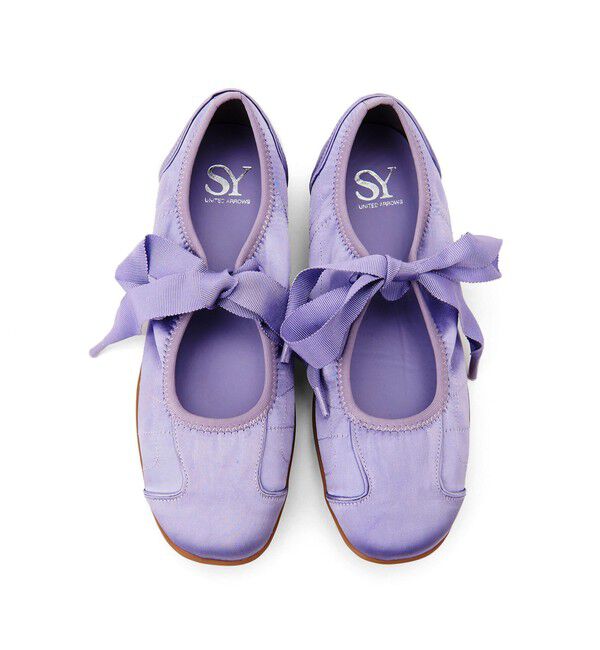 SY UNITED ARROWS「＜SY＞リボンソフト フラット20●&uarr;」|バレエシューズ|LILAC