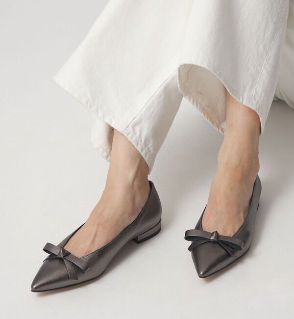 ODETTE E ODILE「【WEB限定】リボンタイ フラット20■&uarr;」|パンプス|
