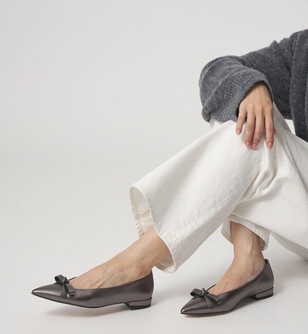 ODETTE E ODILE「【WEB限定】リボンタイ フラット20■&uarr;」|パンプス|
