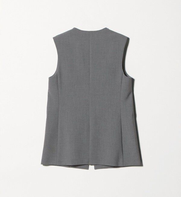 UNITED ARROWS「ダブルクロス ミドルベスト ‐ストレッチ ウォッシャブル‐」|ベスト・ジレ|