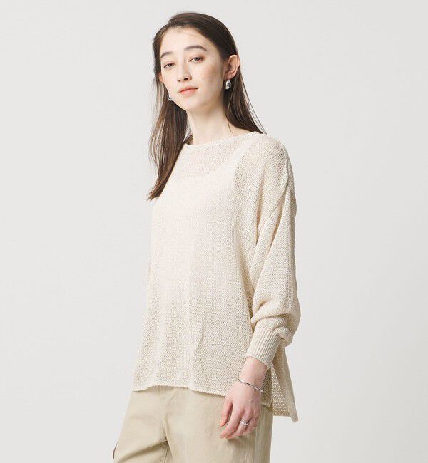 UNITED ARROWS「ペーパー プルオーバー ニット」|ニット・セーター|