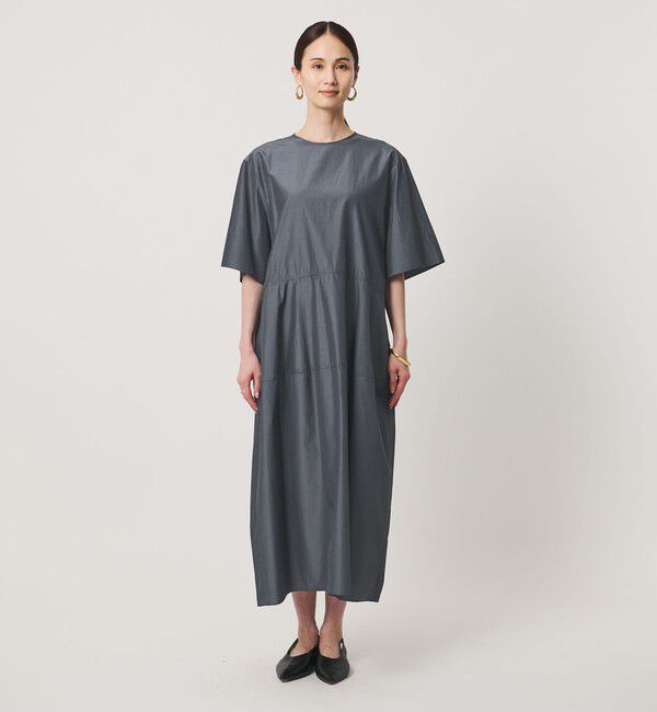 UNITED ARROWS「デニムライク ブライトローン ワンピース ‐ウォッシャブル‐」|ワンピース|