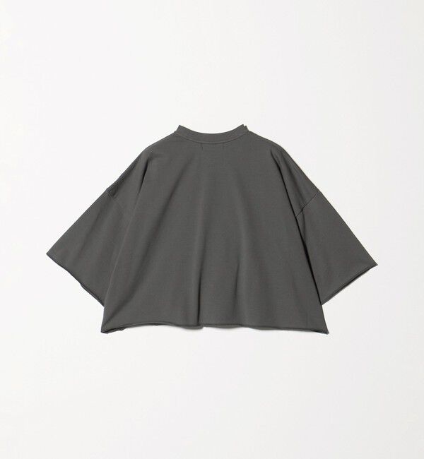 UNITED ARROWS「＜SACRA＞ハーフスリーブ クロップド メッセージ Tシャツ」|Tシャツ・カットソー|