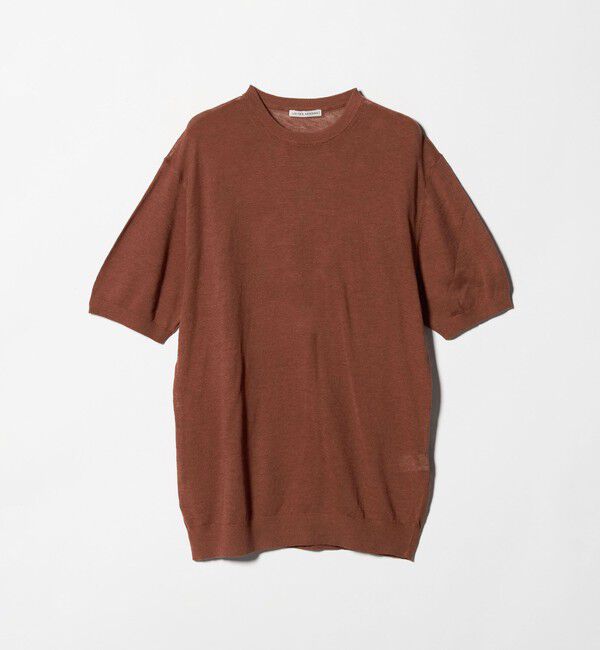 UNITED ARROWS「リネン/コットン ニット Tシャツ」|Tシャツ・カットソー|