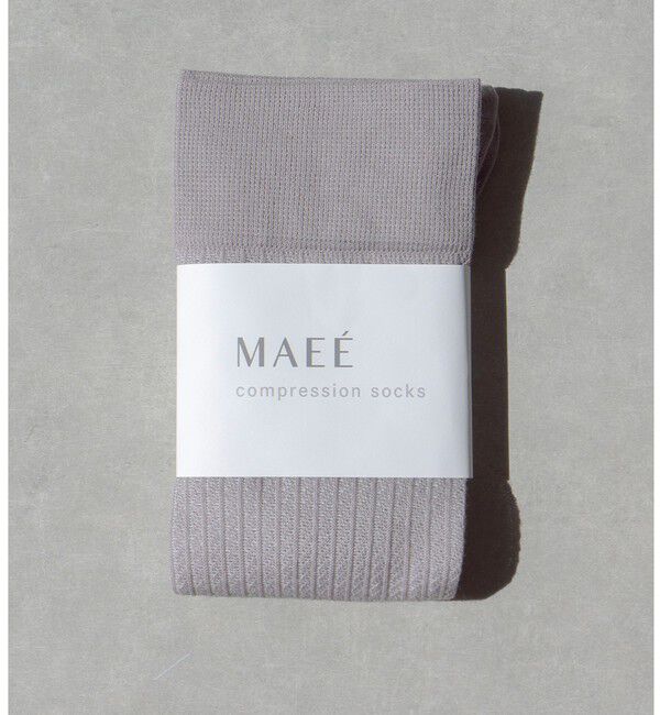 UNITED ARROWS green label relaxing「＜MAEE＞コンプレッション ソックス（コットンシアー）」|ソックス|MD.GRAY