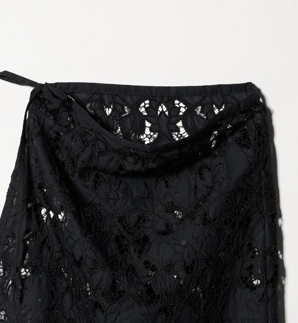 UNITED ARROWS green label relaxing「レース レイヤード スカート」|タイト|