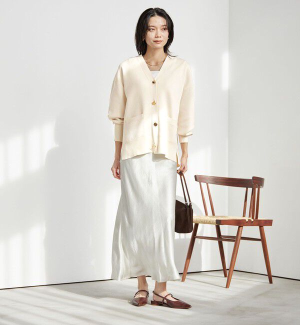 UNITED ARROWS green label relaxing「パフニット カーディガン ウォッシャブル」|カーディガン|