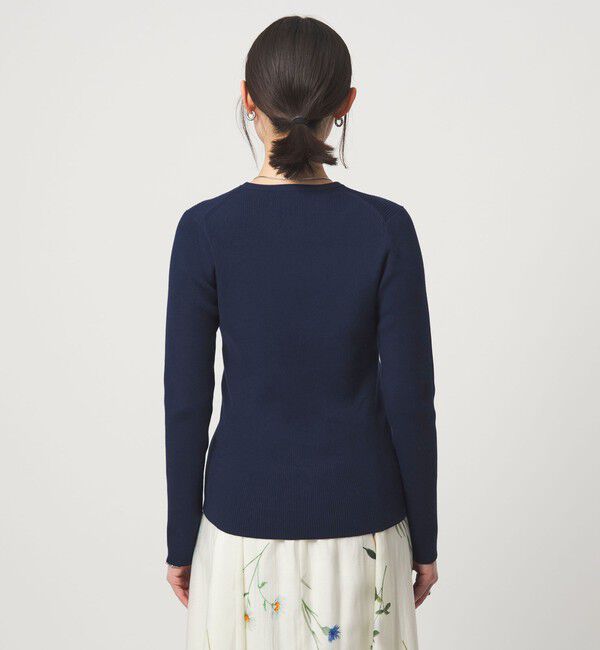 UNITED ARROWS green label relaxing「＜1_OF MINE＞リブ クルーネック プルオーバー ニット ウォッシャブル」|ニット・セーター|