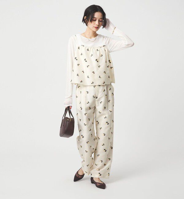 UNITED ARROWS green label relaxing「フラワー ジャガード パンツ」|その他|