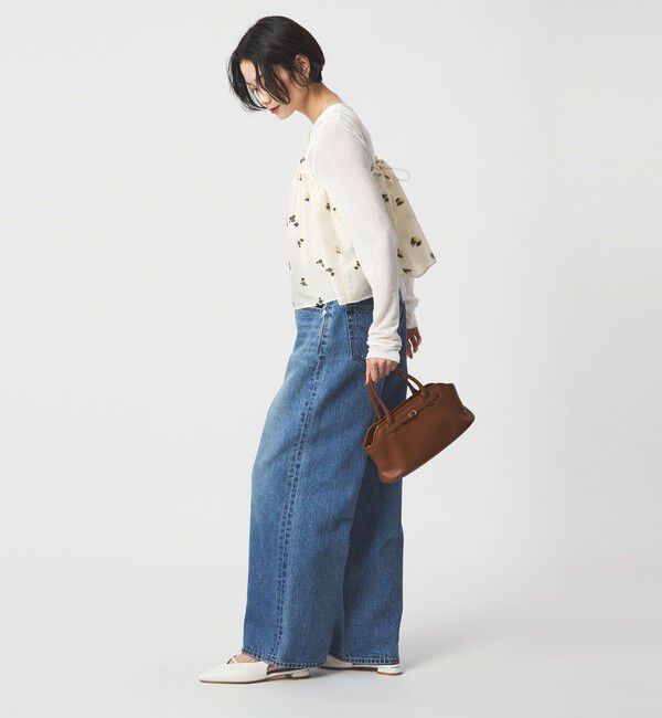 UNITED ARROWS green label relaxing「フラワー ジャガード キャミソール」|キャミソール|