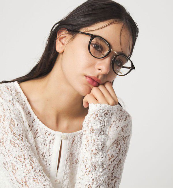 UNITED ARROWS green label relaxing「コンビフレーム クリアレンズ メガネ」|メガネ|