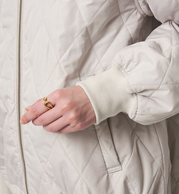 UNITED ARROWS green label relaxing「ダイヤ キルティング ブルゾン 撥水」|ブルゾン・スタジャン|