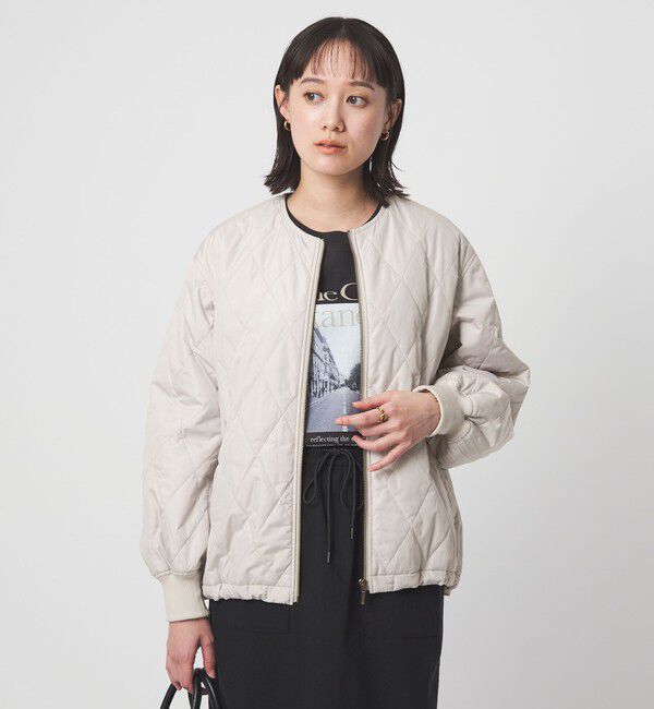 UNITED ARROWS green label relaxing「ダイヤ キルティング ブルゾン 撥水」|ブルゾン・スタジャン|